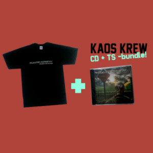 Kaos Krew - Corruption Rules This World CD + TS BUNDLE