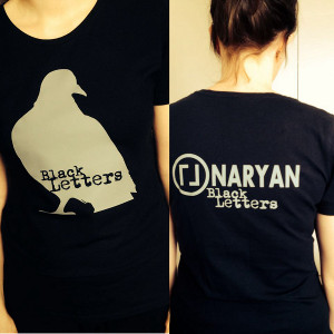 Naryan - Black Letters T-Shirt